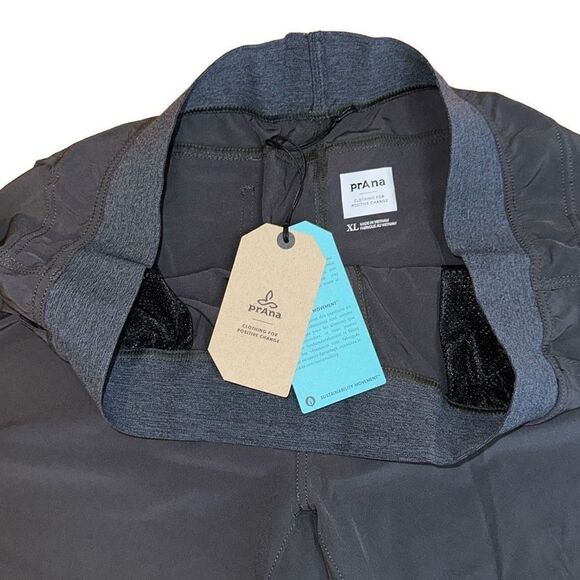 NWT prAna Super Mojo Short II sz XL in dark iron gray athletic casual - Picture 3 of 6